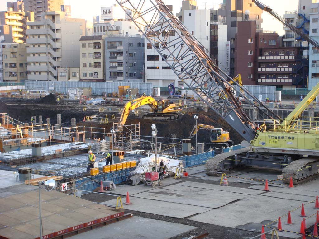 新東京タワー　基礎工事